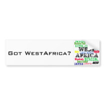Africankoko Custom W.Africa  Apparell Bumper Stickers
