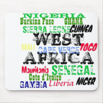 Africankoko Custom W.Africa  Apparell Mouse Pads