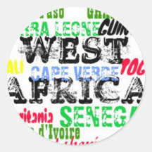 Africankoko Custom W.Africa  Apparell Sticker