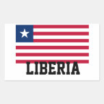 Africankoko ,liberia rectangular stickers