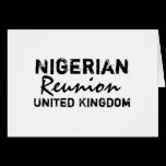 Africankoko  Nigerian  Reunion United Kingdom cards