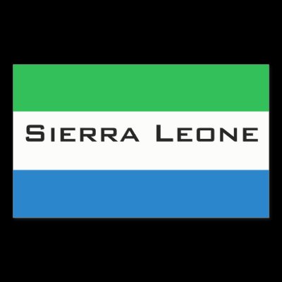 Africankoko ,Sierra leone Rectangle Stickers by AFRICANKOKO