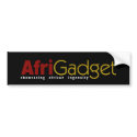 AfriGadget Bumper Sticker bumper stickers by ehersman AfriGadget Bumper Sticker bumper stickers