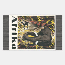 Afrika, Vintage Stickers