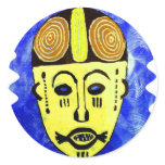 AfriKania: Afikpo mask (Nigeria) Round Sticker