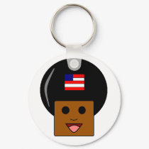 Afro American Pride keychain