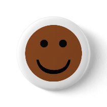 Afro-American smiley icon Buttons