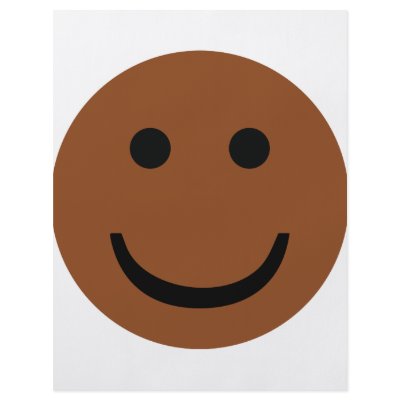 Afro-American smiley icon Flyer Design by TomaniacLines