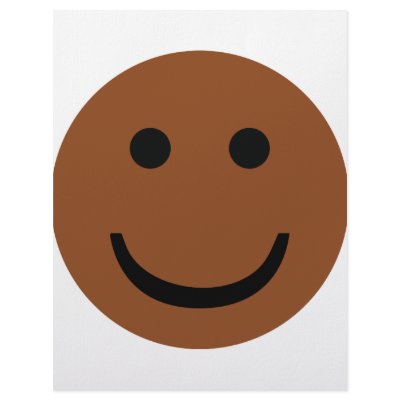 Afro-American smiley icon Letterhead Template by TomaniacLines