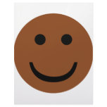 Afro-American smiley icon Letterhead Template