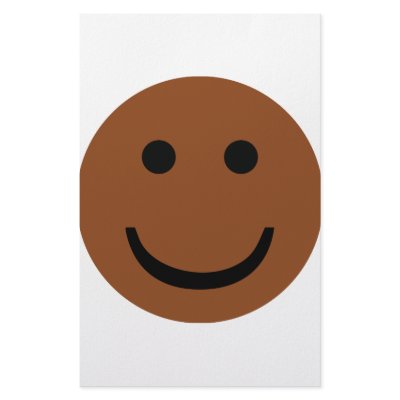 Afro-American smiley icon Custom Stationery by TomaniacLines