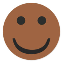Afro-American smiley icon stickers