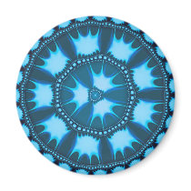 Afro Blue Bliss magnets by 011art Afro Blue Bliss magnets