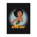 Afro Boy Postcards