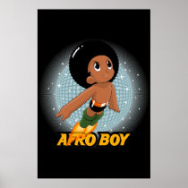 Afro Boy Print