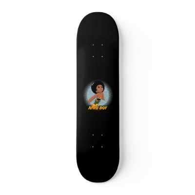 Afro Boy Skateboard Decks by ChidoWear