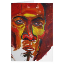 Afro Greeting Card