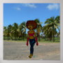 Afro chick from Martinique Print