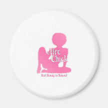 Afro Chick Pk Natural Beauty Magnets