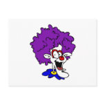 Afro Clown Post Card