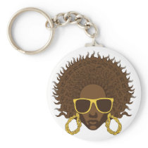 Afro Cool Keychain