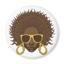 Afro Cool magnets by brev87 Afro Cool magnets