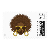 Afro Cool postage by brev87 Afro Cool postage