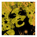 AFRO DIVA ORANGE posters by Vincefraser AFRO DIVA ORANGE posters