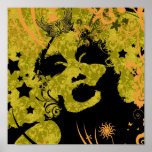 AFRO DIVA ORANGE posters