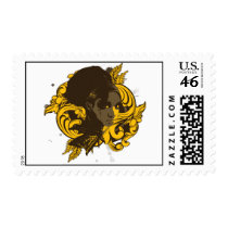 Afro Diva Postage Stamp
