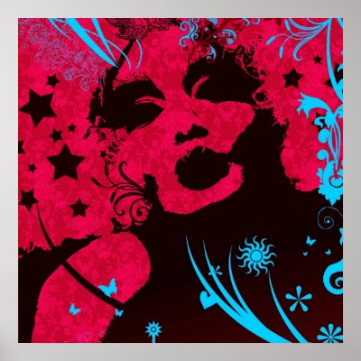 AFRO DIVA RED PRINT by Vincefraser