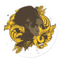 Afro Diva Sticker by brev87 Afro Diva Sticker