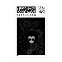 afro dude stamps