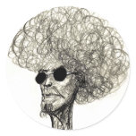 Afro Dude Stickers