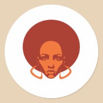 Afro Funk Sticker