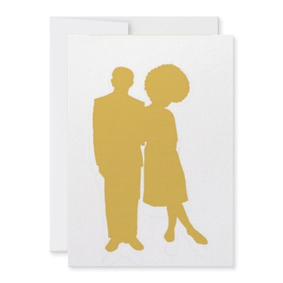 Afro Girl & Her Man Invitation by Polestar_Images