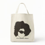 Afro Glasses Grocery Tote Bag