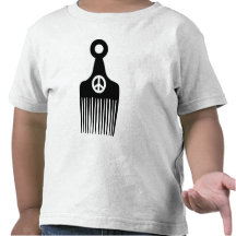 Afro Hair Peace Tee Shirt