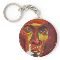 Afro Key Chain