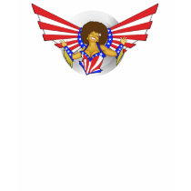 Afro Love Angel t-shirts