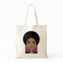 Afro Love Tote Bag
