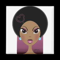 Afro Love Magnet magnets