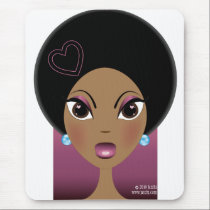 Afro Love Mousepad mousepads