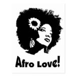 Afro Love postcards