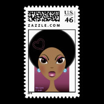 Afro Love postage