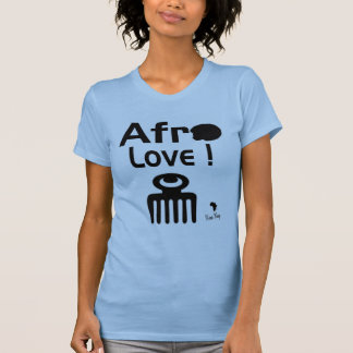 afro pick t shirt