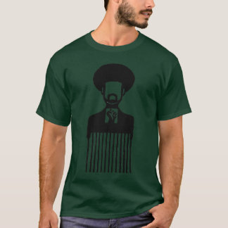 afro pick t shirt