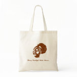Afro Puff Sista Tote Bag