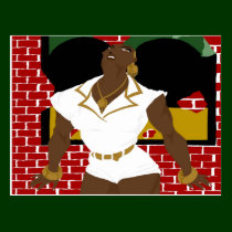 Afro Puffs Pinups 4 (Sketchbook Pro) postcards