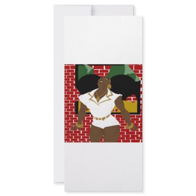 Afro Puffs Pinups 4 (Sketchbook Pro) Full Color Rack Card by Euvari